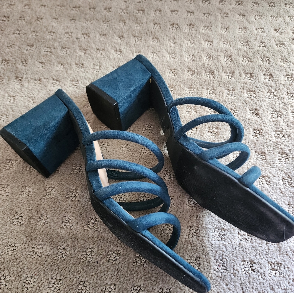 Nordstrom Rack - Deep Teal Slides - image 2